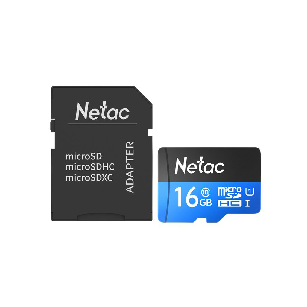 NETAC 16GB MICRO SD + ADAPTOR