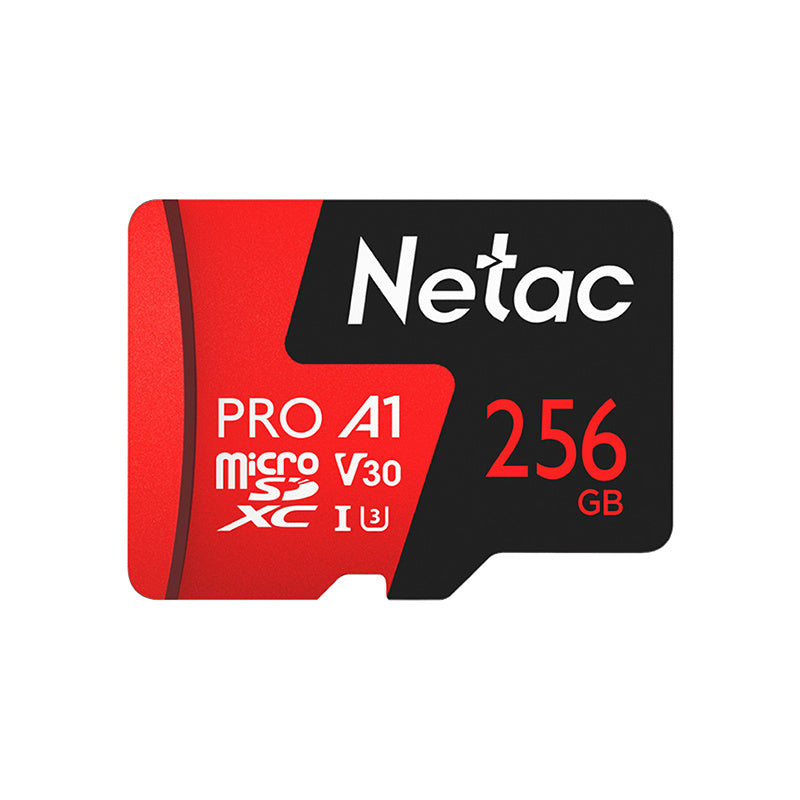 NETAC 256GB MICRO SD AND ADAPTOR