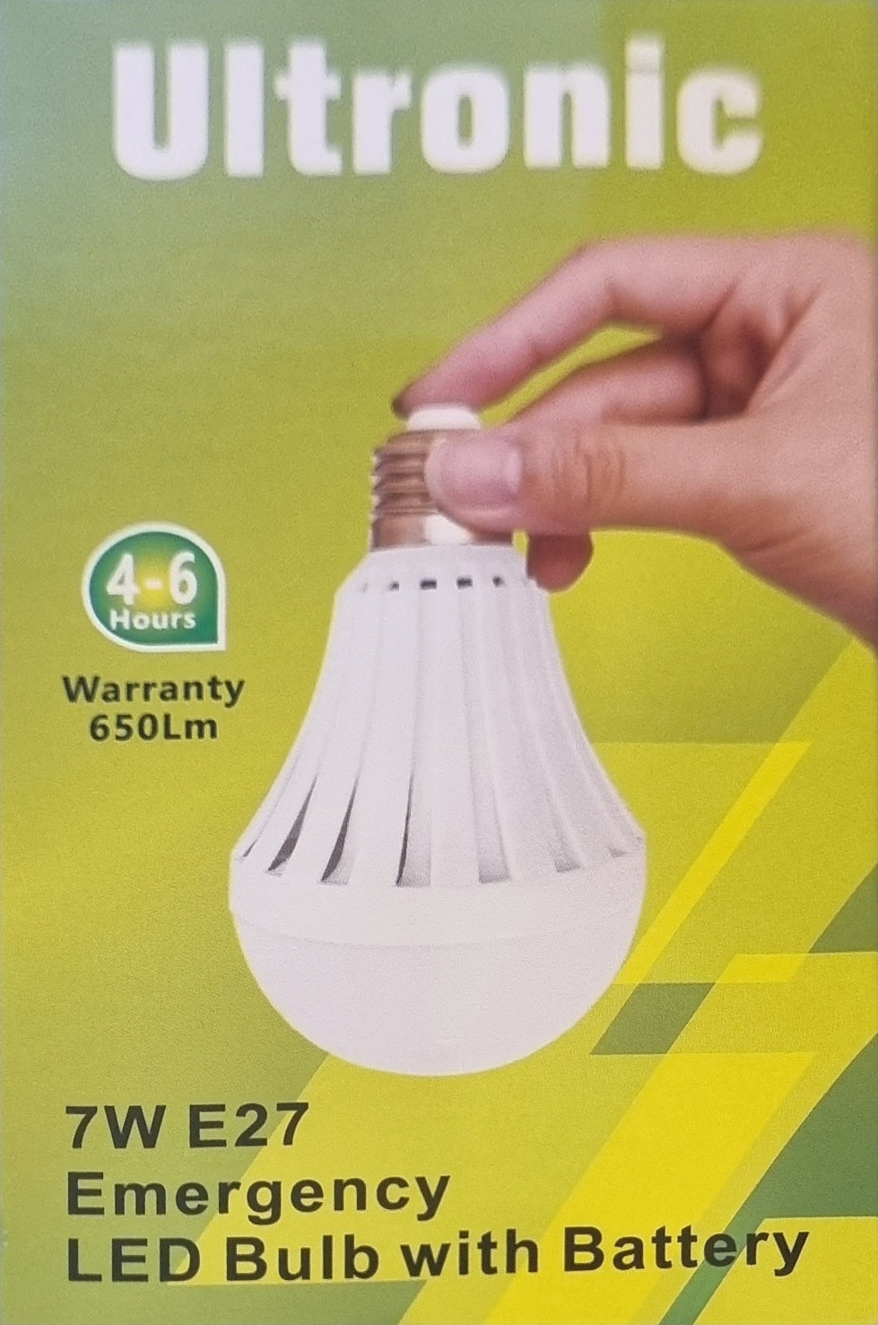 7W Emergency LED Bulb with Battery