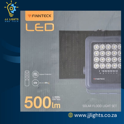 50Watt Finnteck Solar Flood Light Set