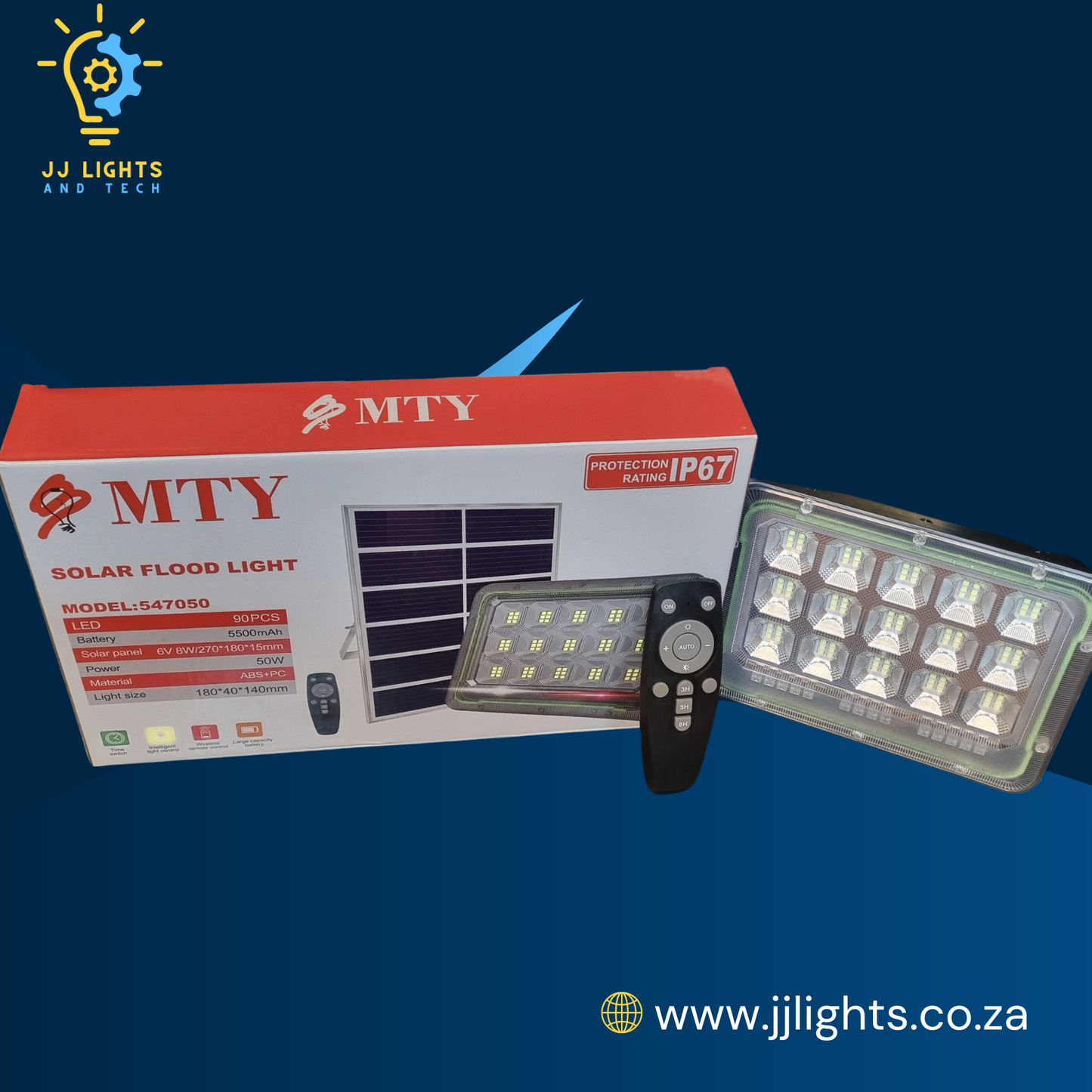 50Watt MTY Solar Flood Light