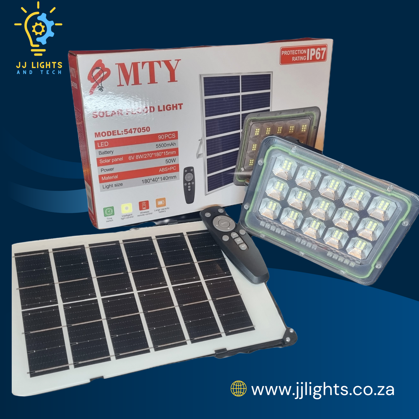 50Watt MTY Solar Flood Light