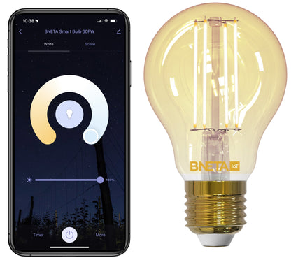 BNETA IoT Smart WiFi LED Filament Bulb -E27-FW