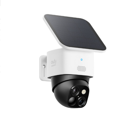 SoloCam S340 Wireless Outdoor Security Camera with Dual Lens and Solar Panel