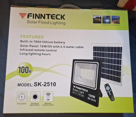 Finnteck Solar Flood Light 100Watt